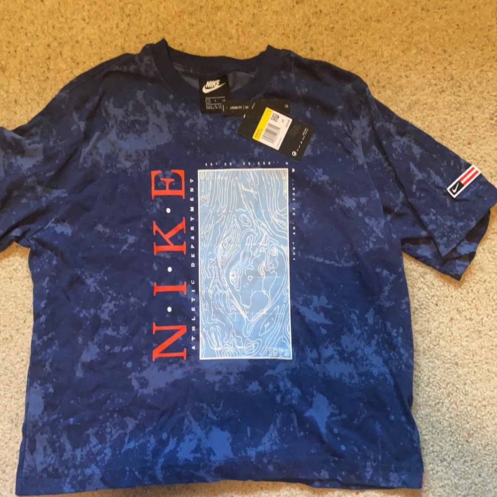 Nike shit blue S